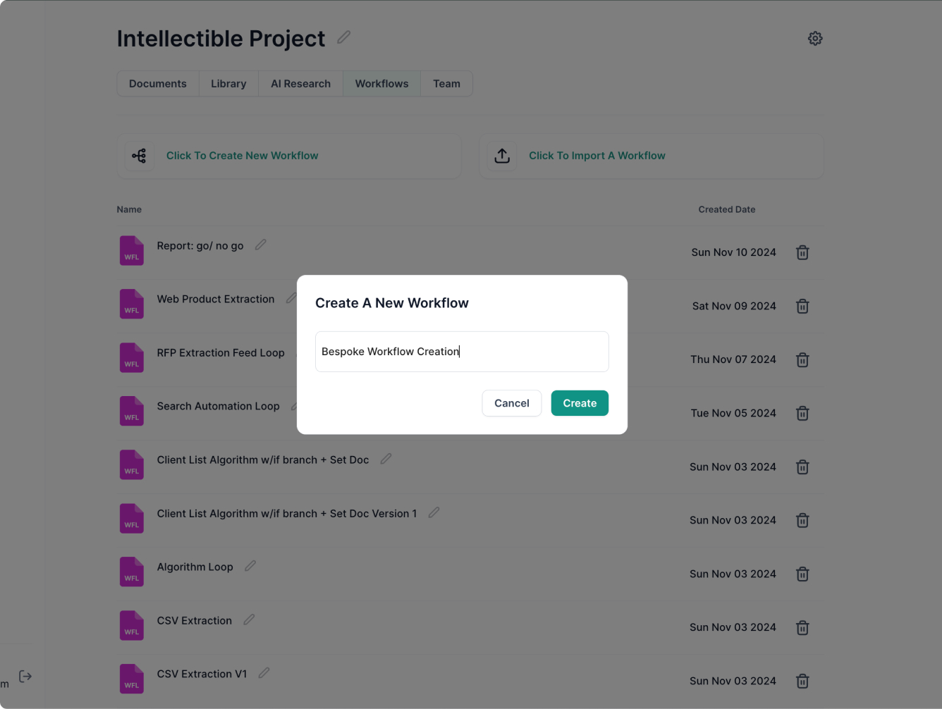Screen shot of Intellectible
